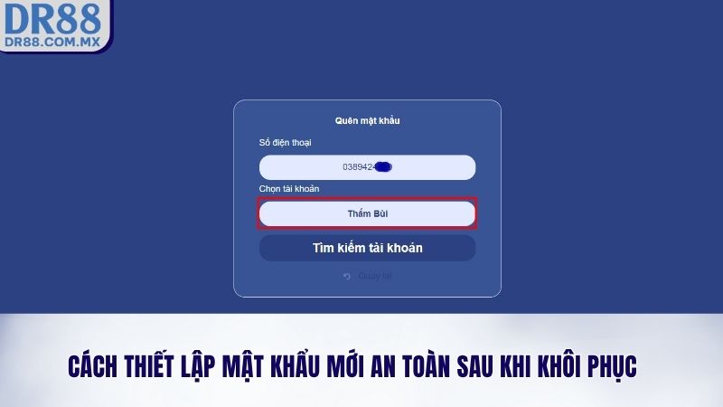 Quên Mật Khẩu Tài Khoản DR88? Cách Khôi Phục Hiệu Quả - pezogi